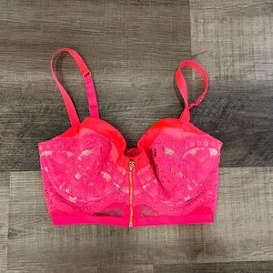Victoria Secret Unlined Zip Bra